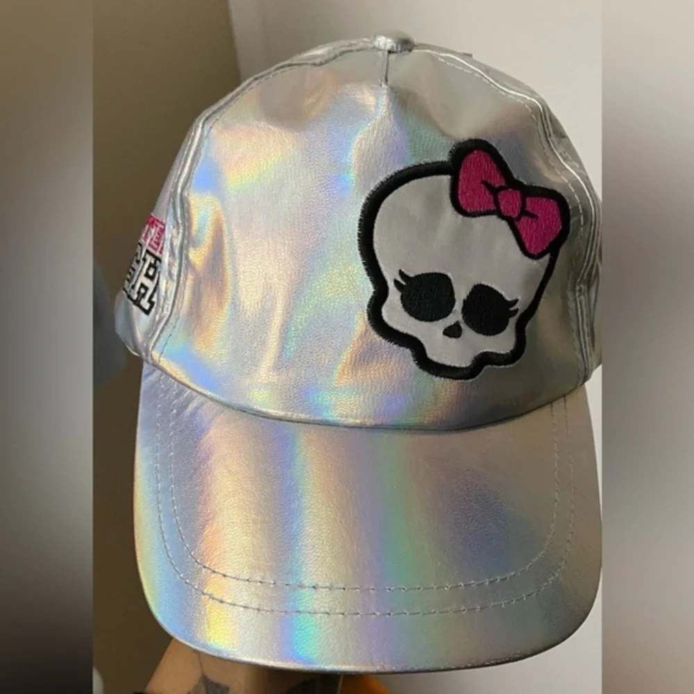 NWT Monster High Shiny Silver Iridescent Baseball Hat